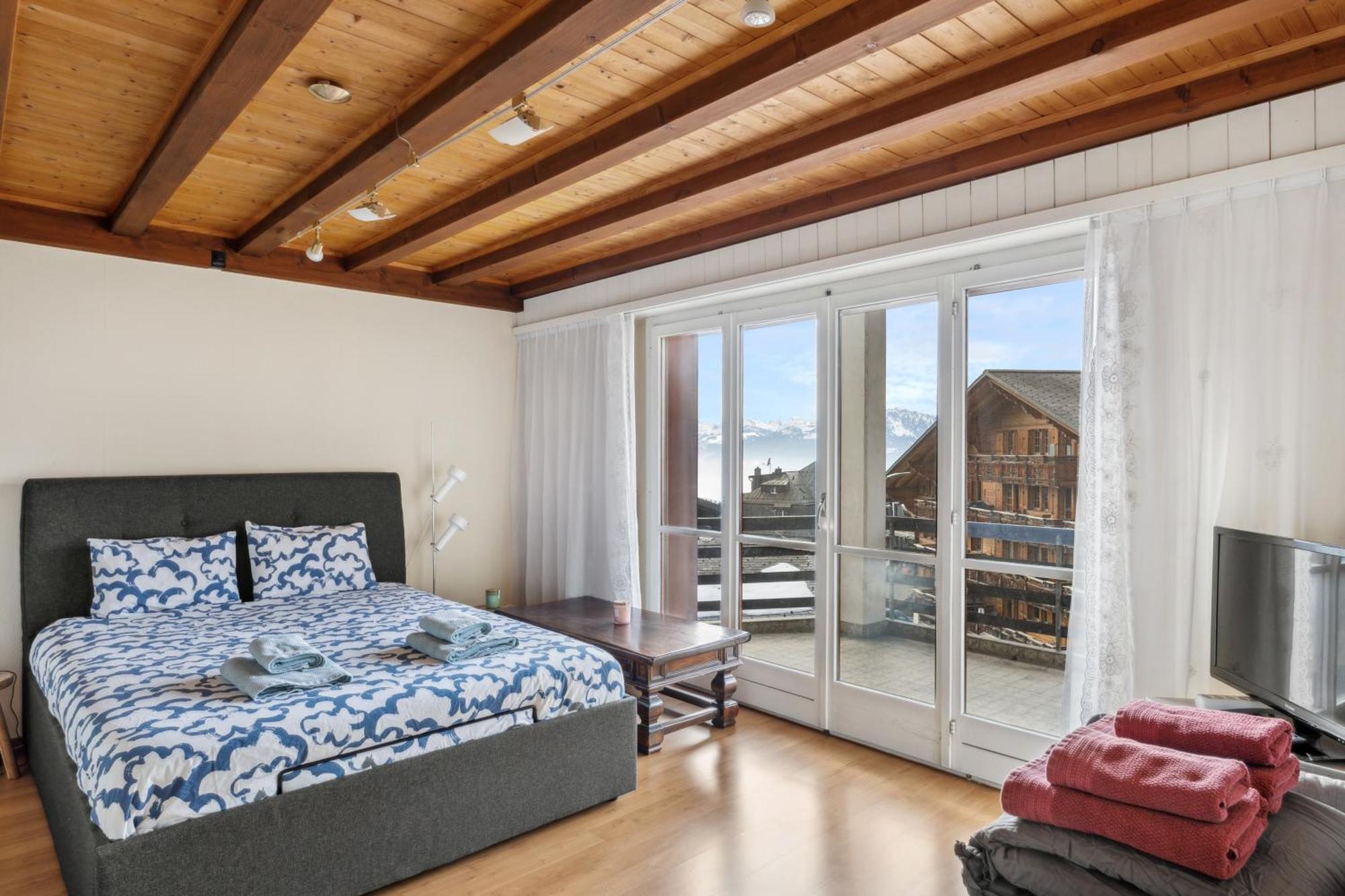 Triplex In Villars Centre With Parking Esterno foto